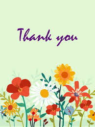 Thank You For Birthday Wishes For Family Members Flower Garden Thank You Card Birthday Greeting Cards By Davia Thanks Card Thank You Wishes Thank You For Birthday Wishes