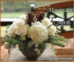 Florist.com coupon codes for discount shopping at florist.com and save with 123promocode.com. Snow On The Mountain Created By And Available From Oberer S Flowers D Winter Flower Arrangements Hydrangea Flower Arrangements Christmas Flower Arrangements