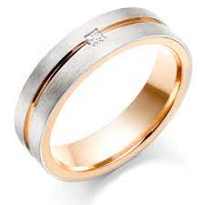 Mens Yellow Gold Wedding Bands Anillo De Compromiso Hombre Anillo De Matrimonio Anillos De Boda Para Hombre