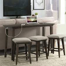 Suzann Multi Purpose 4 Piece Pub Table Set Bar Table Behind Couch Living Room Decor Apartment Pub Table Sets