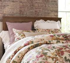 .100% cotton but it was roughwoven and scratchy. Pottery Barn Kamala Duvet Cover Set Purple Queen 2 Standard Shams Palampore New Duvet Covers Bedding Sets Home Garden