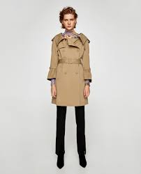 Izobrazhenie 1 Iz Trench S Vorotnikom Oversize Ot Zara Trenchcoat Fashionista Trends Mantel