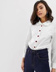 ❀blusas manga larga blusa modelos de mujer moda camisas estampadas elegantes camisa blanca seda. Camisa Blanca De Mujer La Prenda De Moda Que Mas Favorece Del Verano 2019