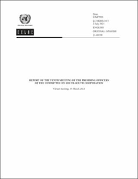 If you are a moderator please see our troubleshooting guide. Report Of The Tenth Meeting Of The Presiding Officers Of The Committee On South South Cooperation