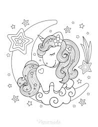 See dramatic shooting comets, daystar, sun shapes, sun faces, moon sun and star, and mexican sun pictures for kids and adults. 75 Magical Unicorn Coloring Pages For Kids Adults Free Printables