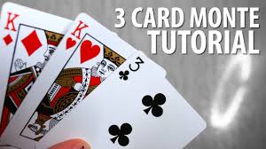 Ultimate monte (3 card monte/vintage card trick). 3 Card Monte Scam Tutorial Youtube