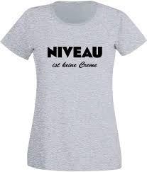 Image result for niveau keine creme t-shirt