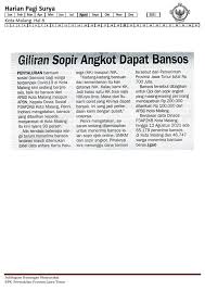 Also known as an employer identification number, your fe. Giliran Sopir Angkot Di Kota Malang Dapat Bansos Bpk Perwakilan Provinsi Jawa Timur