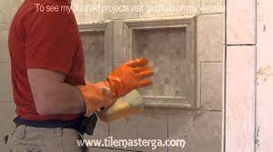 You will see all, prepa. Part 6 How To Apply Grout On Shower Wall Tiles Diy Bathroom Tile Installation Brick Pattern Youtube