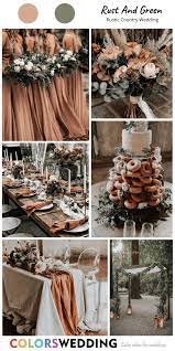 Top 8 Rustic Country Wedding Color Combos Country Wedding Colors Wedding Colors Fall Wedding Colors