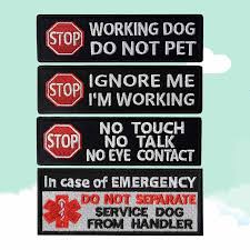 Where are pet stores near me? many shops take care of your animals such as petsmart or petco. Stop Working Dog Do Not Pet No Touch Patches For Dog Pet Harness Vest Pet Service Dog In Training Security Patch Therapy Dog Patches Aliexpress
