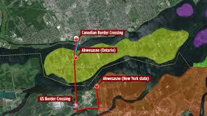 He agrees with the restrictions, saying it is on the quebec side of the border, provincial police turned back four ontario residents monday morning. Border Crossing For Akwesane Mohawks Easier With Dedicated Lane