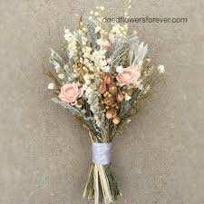 Search on info.com for bouquet wedding flowers. Peach Dried Flower Wedding Bouquet Bridal Pale Etsy