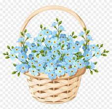 Please use and share these clipart pictures with your friends. Basket With Flowers Clipart Hd Png Download 5653x5104 753545 Pngfind
