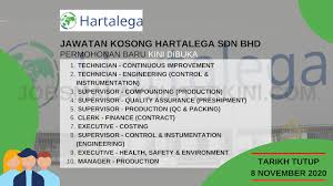 Permohonan jawatan kosong pembantu tadbir (kewangan) kementerian kesihatan malaysia (kkm) lepasan spm di buka. Jawatan Kosong Di Hartalega Sdn Bhd Minima Spm Diploma Ijazah Mohon Segera Jobs Malaysia Terkini