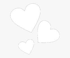 Hearts Love White Kpop Tumblr Aesthetic Freetoedit Aesthetic Heart Black Background Hd Png Download Transparent Png Image Pngitem