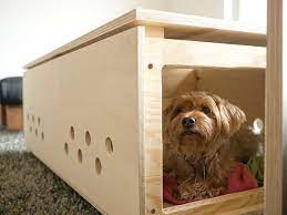 Built from solid pine and manufactured wood, this crate sports a clean, contemporary look that fits. Dual Purpose Dog Hideaways Diy Pet Crate Coffee Table