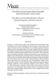 Wakil gubernur jawa barat uu ruzhanul ulum (bertopi) ( sonora fm bandung). Pdf Citra Dialog Antara Agama Dalam Perspektif Islam Dan Kristian Analisis Awal The Spectrum Of Interfaith Dialogue In Muslim Christian Perspective A Primary Analysis Dr Khadijah Mohd Hambali Academia Edu