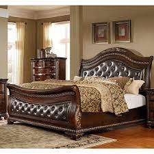 Astoria Grand Medellin Upholstered Sleigh Bed Wayfair King Size Bedroom Sets Fine Bedroom Furniture Brown Furniture Bedroom