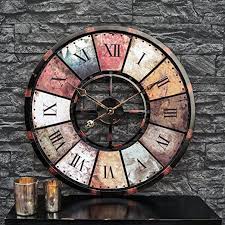 Xxl Vintage Antike Wanduhr Samu 60cm O Aus Hochwertigem Metall Relojes De Madera Relojes De Pared De Madera