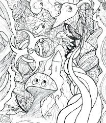 Printable coloring pages of alice, dinah and the caterpillar from disney's alice in wonderland. Trippy Hippie Stoner Coloring Pages Novocom Top