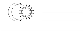 Image Result For Image Malaysia Flag Outline Malaysia Flag Preschool Crafts Flag