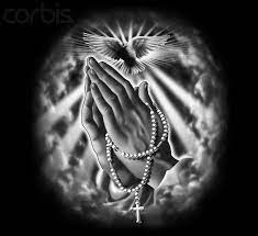 Besides a rosary, a cross is yet another element that enhances the beauty of a religious tattoo and is quite popular there are many components in this tattoo including beautiful red roses, rosary beads and praying hands to depict the deep faith embedded in the lord. Praying Hands With Rosary Praying Hands Tattoo Praying Hands With Rosary Hand Tattoos