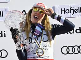 Lillehammer 2026 | A la peine en première manche du géant, Mikaela Shiffrin  décroche un sixième globe de cristal record et égale Annemarie Moser-Pröll  - Eurosport