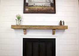 Maybe you would like to learn more about one of these? Reclaimed Barn Wood Fireplace Mantel Shelves 4x8 Modern Timber Craft