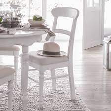 A vendre cause demenagement lot de 2 chaises terje blanches chaises pliantes en bois, utilisées. Chaise En Bois Blanc Et Tissu Harmonie Chaises Interior S