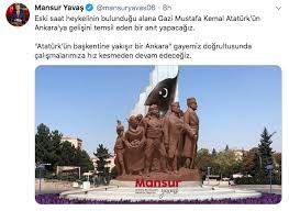 kol saati yerine ataturk heykeli sanatla yasam
