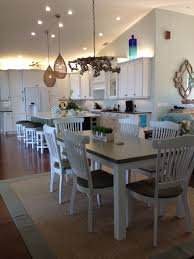 Renovated Home Beautiful Coastal Canadel Dining Table Set And Barstools Designed By Andrea Z Interior Design Furniture Dining Table Setting Dining Table