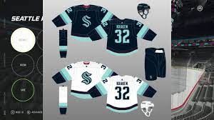 Seattle's nhl ownership group finally made it official yesterday: Nhl 21 Customization How To Create The Seattle Kraken Youtube