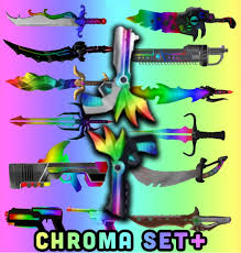 Mm2 chroma gemstone super rare roblox ebay. Mm2 Chroma Set Robloxgames G2g Com