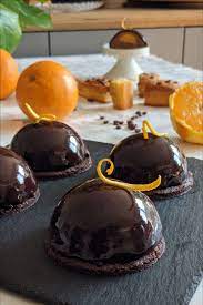 Chocolate And Orange Mousse Domes Cooking Fantasies Recipe Orange Mousse Orange Dessert Desserts