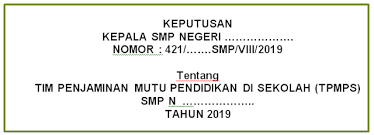 Apakah sarana sekolah sudah memadai? Contoh Sk Tpmps Tim Penjaminan Mutu Pendidikan Sekolah Pendidikan Kewarganegaraan Pendidikan Kewarganegaraan