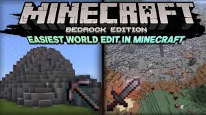 You can use this addon in your server or singplayer world to edit your world more easy. Easiest World Edit In Minecraft Bedrock Edition Youtube