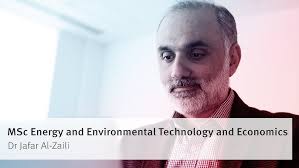 Meet Dr Jafar Al-Zaili, Programme Director of MSc Energy and Environmental  Technology and Economics