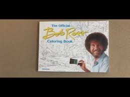 Thank you for visiting today, enjoy this coloring page! The Official Bob Ross Coloring Book Flip Through Youtube