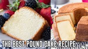 Yellow cake is there is also a slight difference in the type of flour used. The Best Pound Cake Recipe With Video Sugar Spun Run