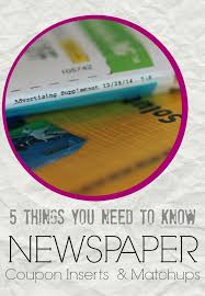 5 Things You Need To Know About Newspaper Insert Coupons Newspaper Coupon Coupon Inserts Grocery Shopping Coupons