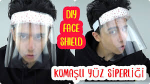 Yuz Siperligi Seffaf Maske Yapimi Alinlik Kismi Kumastan Siperlik Yapimi Diy Face Shield Youtube Maskeler Yuzler Patikler