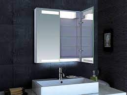 Glossy black doors are perfectly accentuated by aluminium frame, which changes this furniture into a real art masterpiece. Mirror Cabinet In The Bathroom Designs For Minimalist Interior Interior Design Ideas Ofdesign