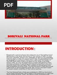 Borivali | PDF | Conservation | Nature