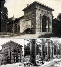 The Berlin Zoo S Ostrich House Egyptian Temple Air Raid Zoo