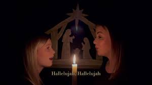 A Christmas Hallelujah - Cassandra Star & her sister Callahan - YouTube