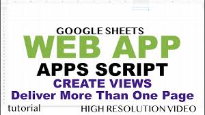 They developed an improved version of their mobile website using a progressive web app (pwa), optimizing speed and removing data constraints, which resulted in an 80+% increase in. Create Views Pages In Web App Google Apps Script Web App Tutorial Part 7 Youtube