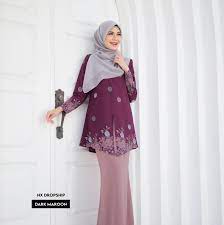 Proses penghasilan baju kurung moden dengan lining satin dan lace. Koleksi Baju Kurung Moden Home Facebook