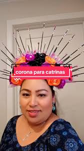 Corona De Catrina Flores Blancas