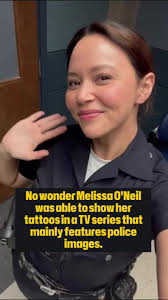 No wonder Melissa O'Neil was able to show her tattoos in a TV series that  mainly features police images. To persuade her to continue starring in "The  Rookie", the director, Alexi Hawley, didn't ...